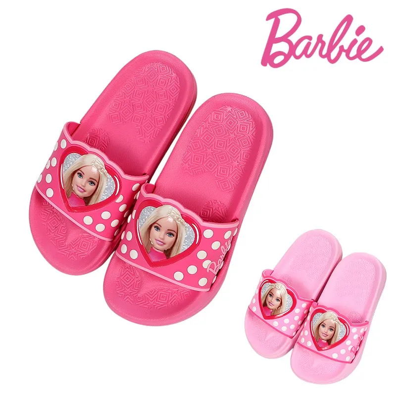 Barbie Girls Slippers Summer Nonslip Household Soft Bottom C
