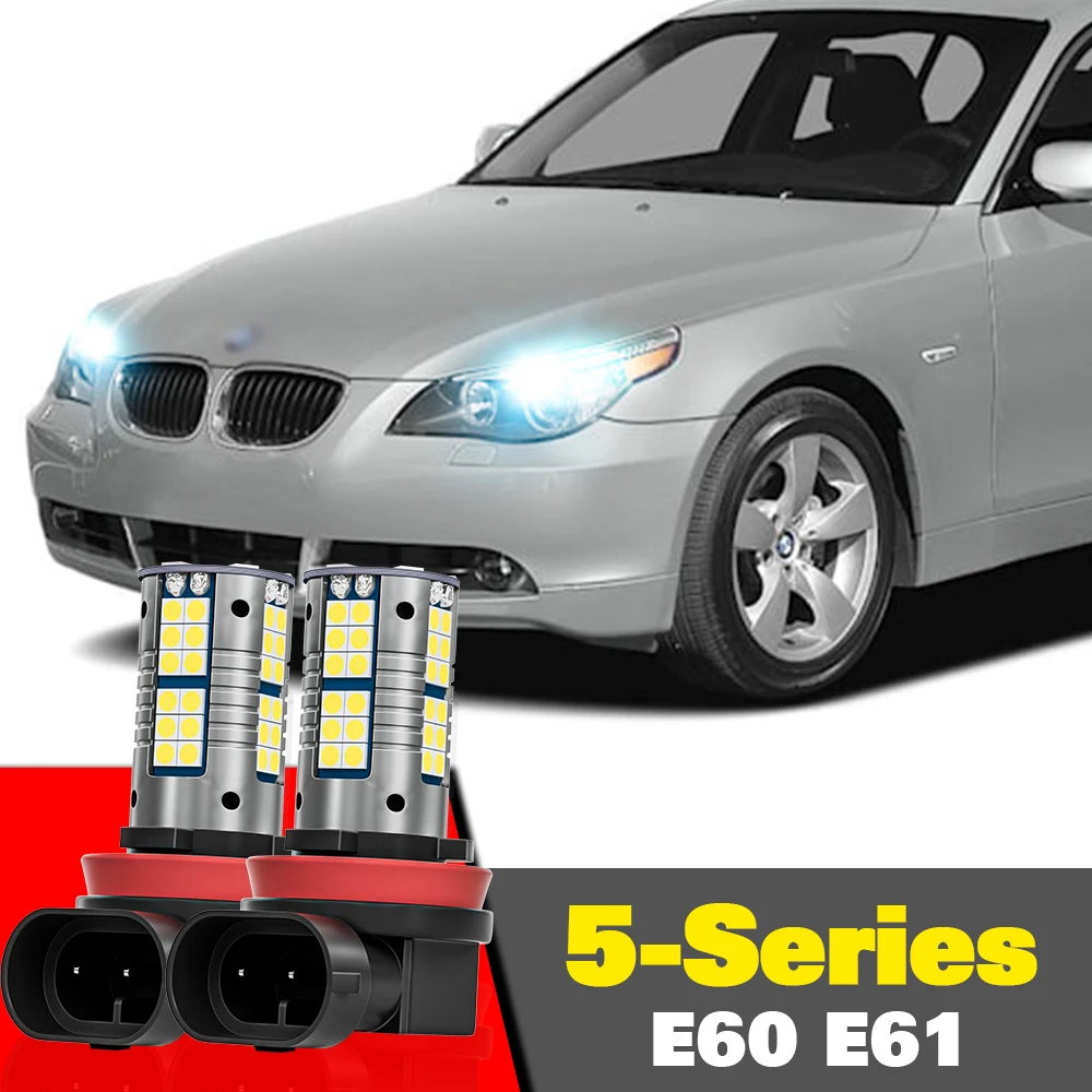 

For BMW 5 Series E60 E61 Accessories 2007 2008 2009 2010 2pcs LED Daytime Running Light DRL