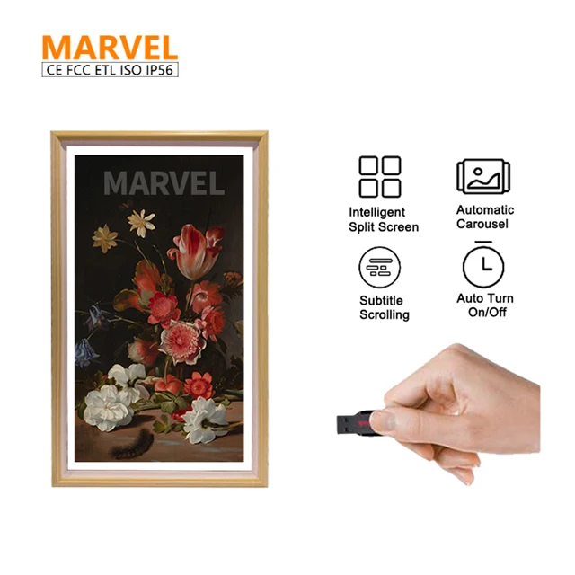 

42 inch auto rotated portaretratos digital hd picture comercial smart lcd digital photo frame
