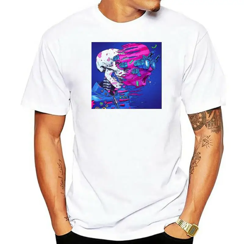

Motorcycle Biker Skull Art T-Shirt Tops Tee Tee Shirt