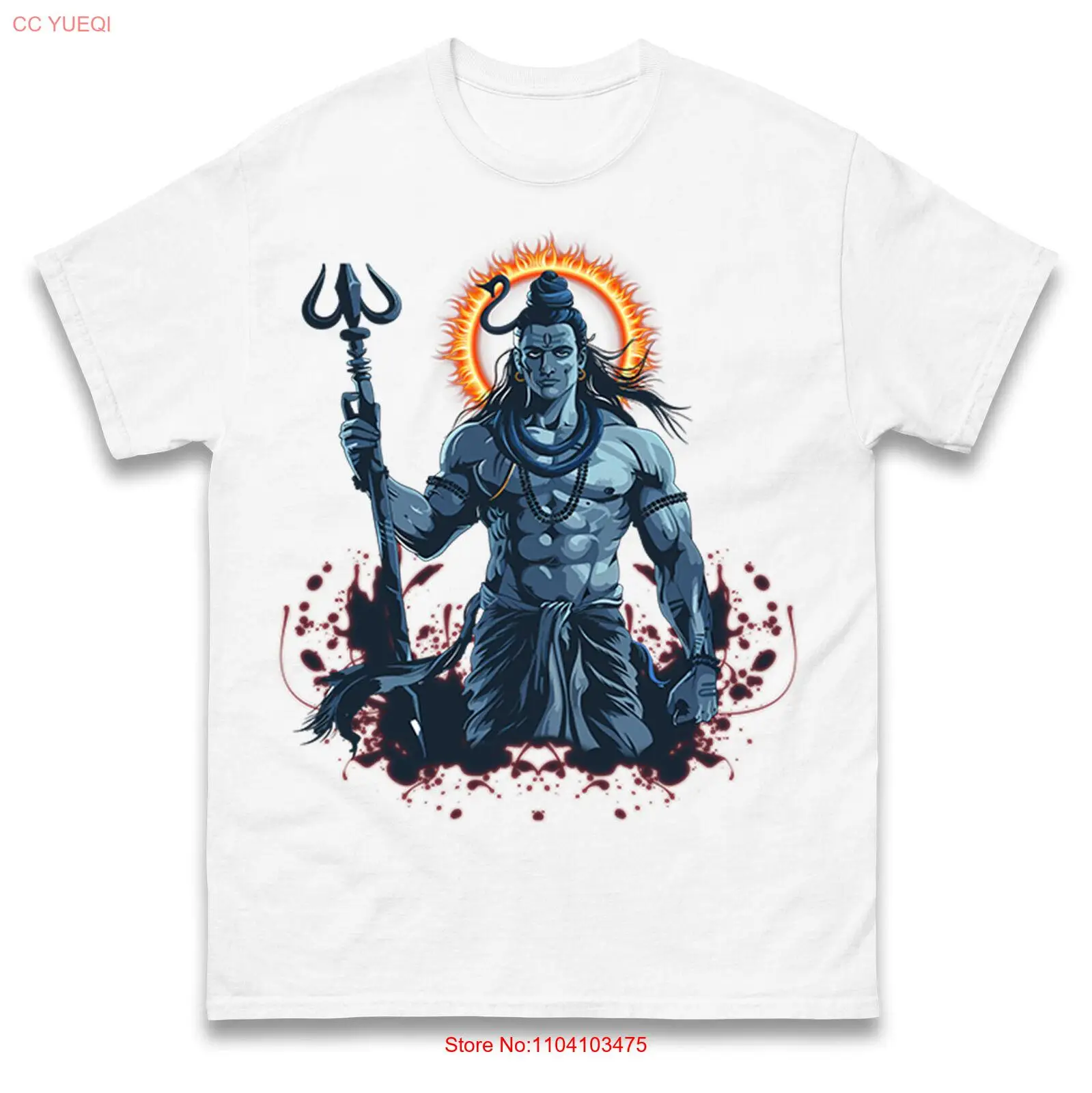 Футболка Lord Shiva футболка Hindu Gods Mahashivratri индуистская мифология