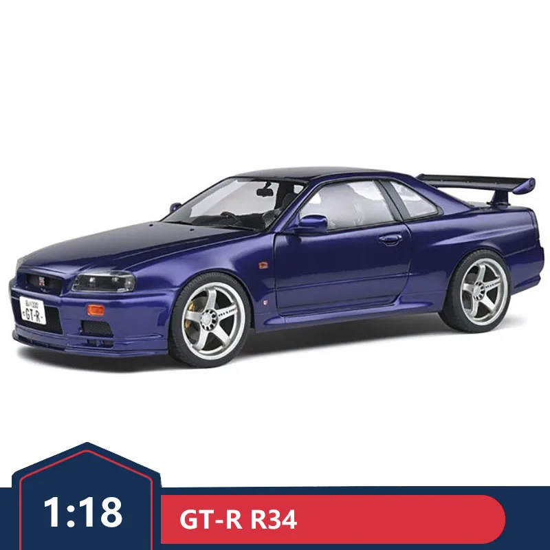 

Solido 1 18 Nissan Skyline GT-R R34 модель автомобиля