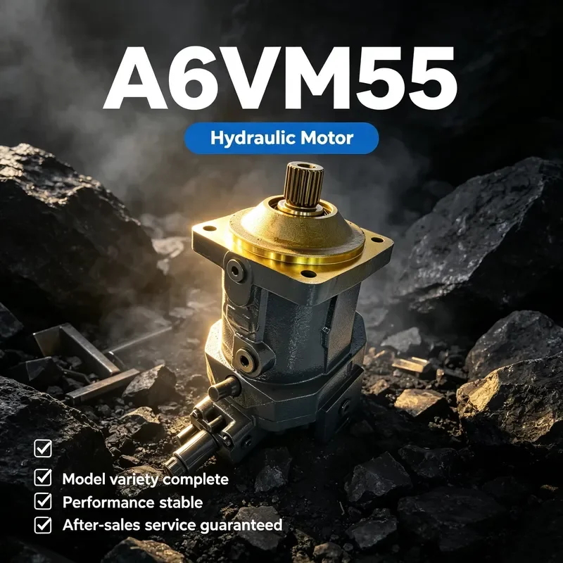 Фото Гидравлический аксиально-поршневой двигатель переменной мощности A6VM: A6VM28, A6VM55, A6VM80, A6VM107, A6VM140, A6VM160, A6VM200, A6VM250, A6VM355, A6VM500, A6VM1000 №1