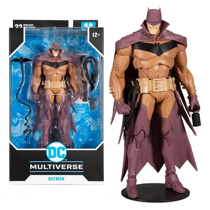 

Фигурка героя из мультфильма DC, Подлинная, Белый рыцарь, Бэтмен, красный, коллекционная подвижная Модель, аниме, фигурка, игрушки для детей