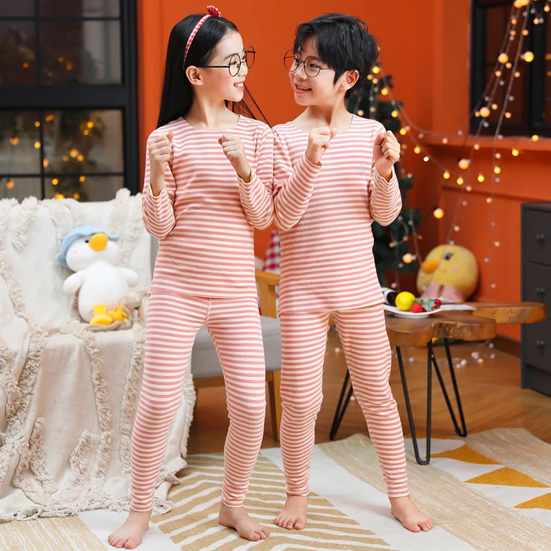 Boys night Clothes Pyjama cotton for Kids Girl  Winter Pajamas for Children Family Matching Outfits Ensembles Cute Sleepwear
