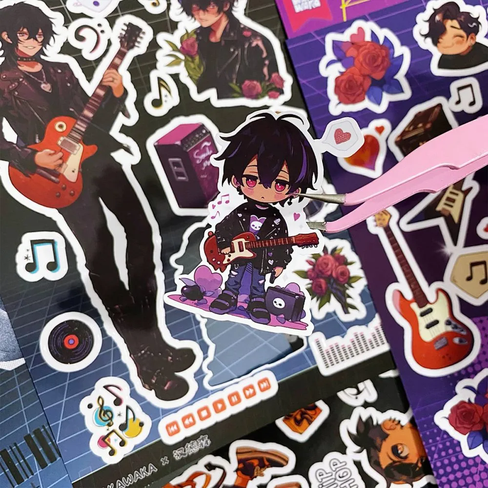 1 шт. декоративные стикеры в стиле аниме для мальчиков