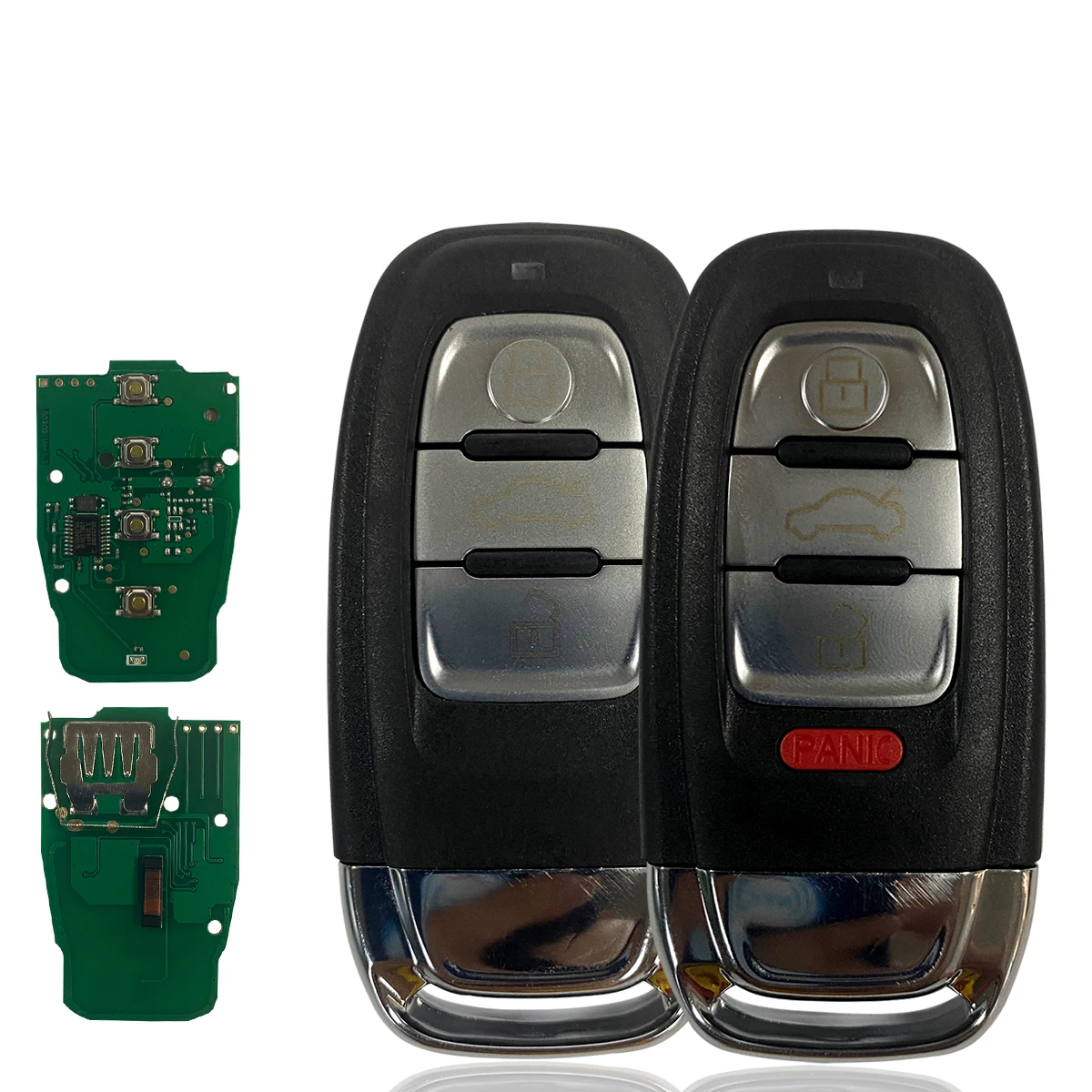 

Okey Remote Control Smart Car Key For Audi Q5 A4L A5 A6 A7 A8 RS4 RS5 S4 S5 315Mhz / 434Mhz / 868 Mhz Without Logo