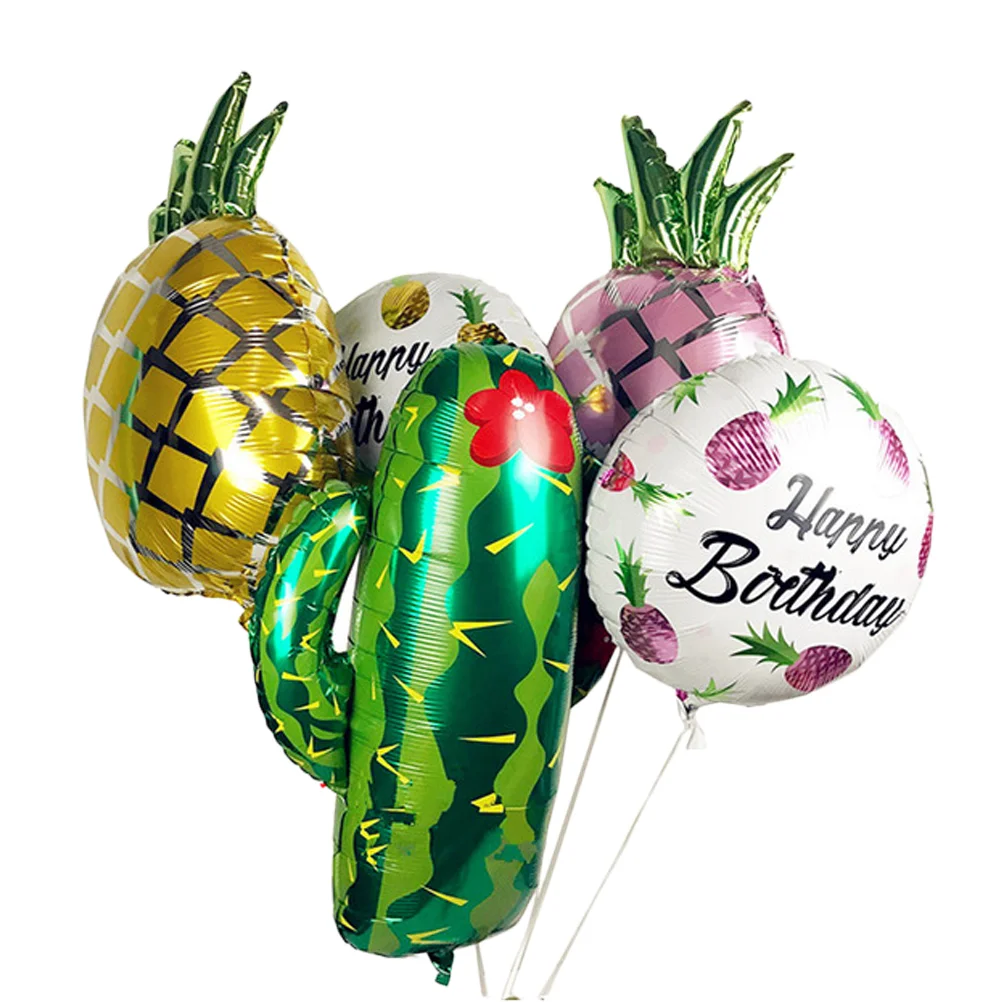 

Party Balloons Birthdaydecoration Supplies Tropical Ballon Aluminum Summer Beachluau Hawaii Wedding Baby Shower Balloon