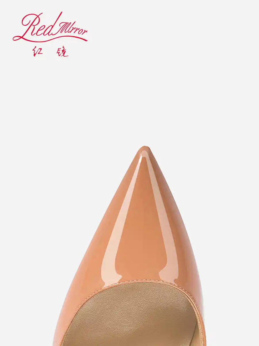 Туфли-лодочки женские на высоком каблуке с острым носком