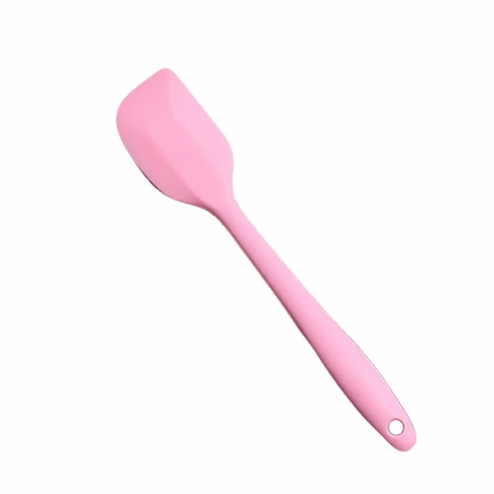 

Silicone Cream Baking Scraper Pink Non Stick Butter Spatula Cutter Mixing Smoother Heat Resistant Kitchen Pastry Tools Scraper