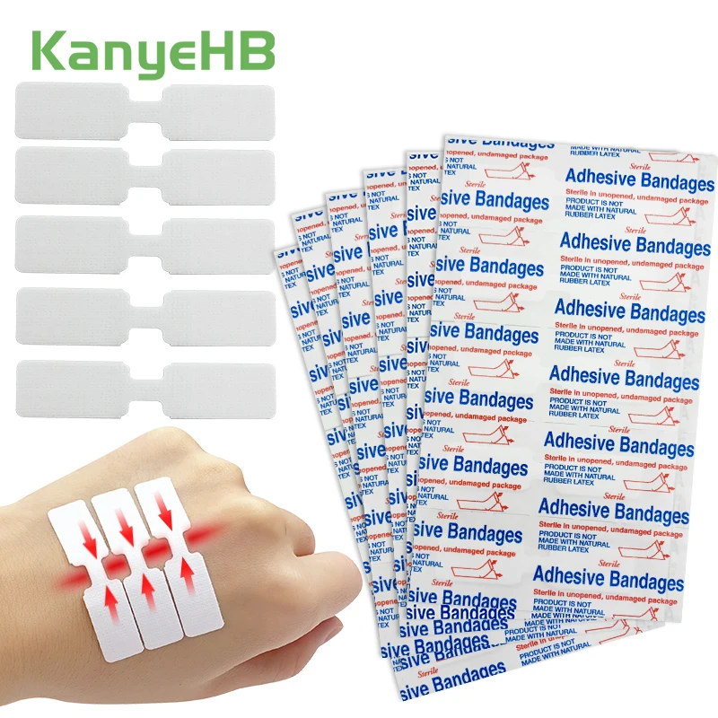 

30Pcs First Aid Suture-free Wound Closure Device Waterproof Band Aid Emergency Kit Adhesive Bandages Sterile Medical Patch A1668