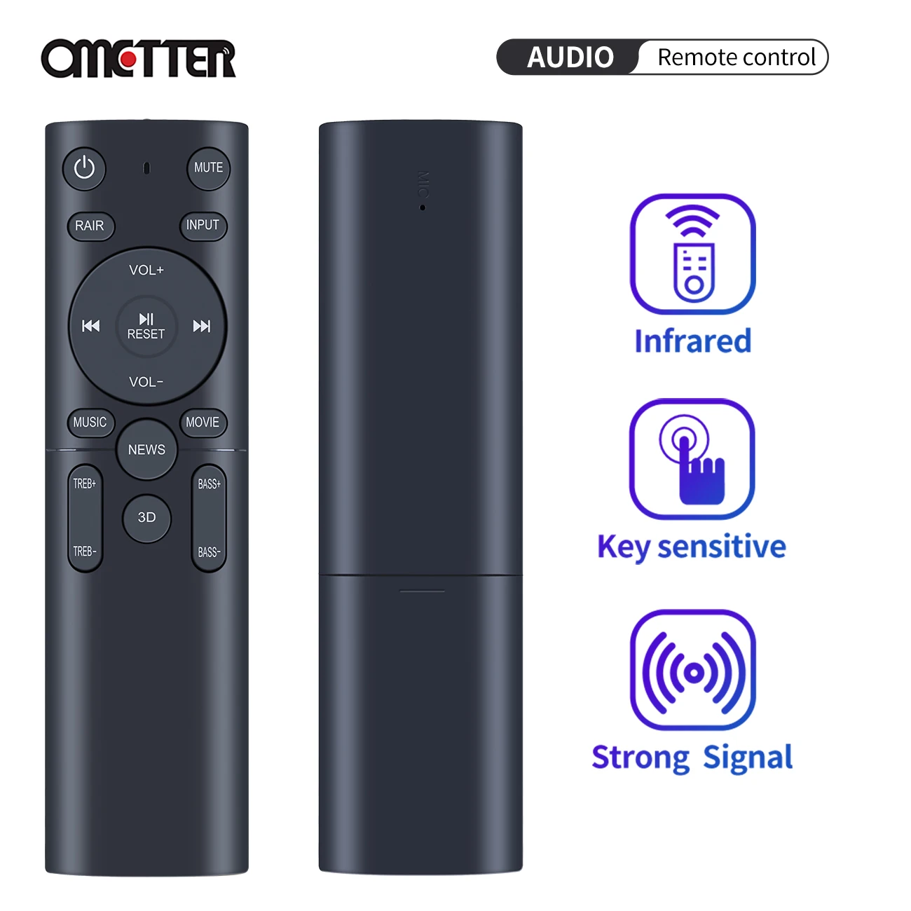 New Remote Control for JVC TH-S560B 500W 2.1-Channel Soundbar System