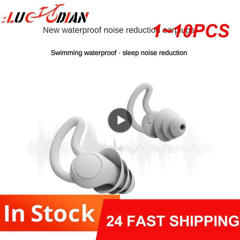 

1~10PCS Soundproof Sound Blocking Reusable Travel Earplugs Ear Muffs Soft Swimming Protection