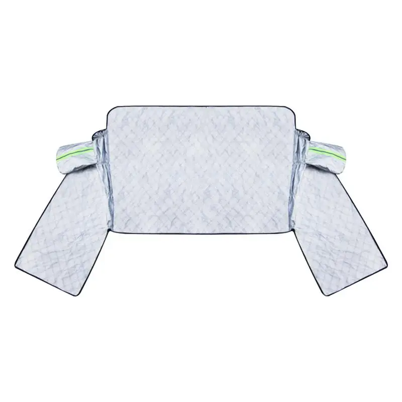 

Car Windshield Snow Cover Aluminized Film Car Windscreen Sun Shade 4 Layers Winter Supplies Car Cover Thickened Reflective Frost