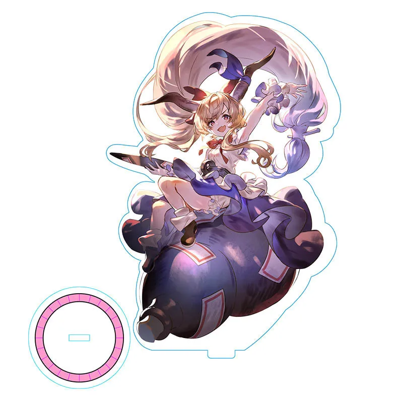 Фото Аниме Touhou Project акриловый брелок-подставка Reimu Hakurei/Marisa Kirisame модель тарелка игры сопутствующие товары модные фанаты подарки №4