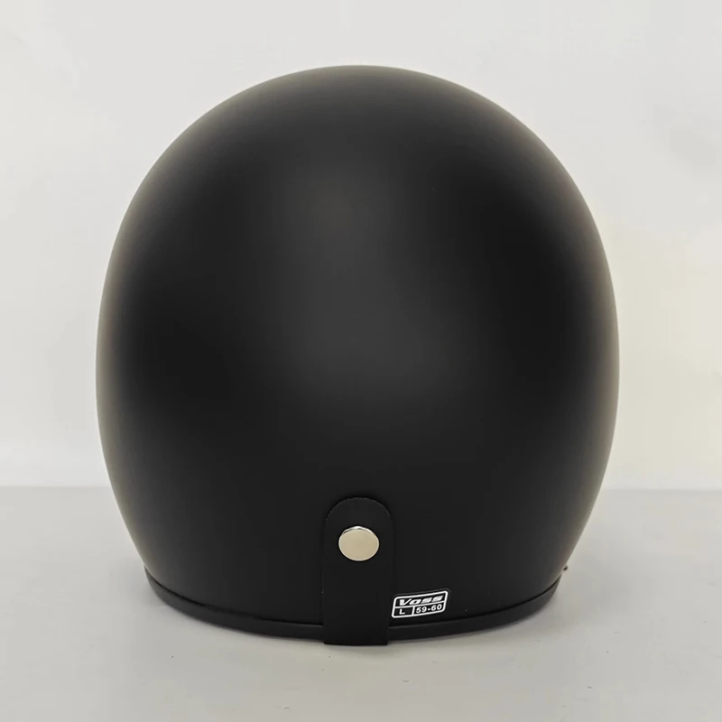 Классический мотоциклетный шлем в стиле ретро Casco 3/4 матовый с открытым лицом для