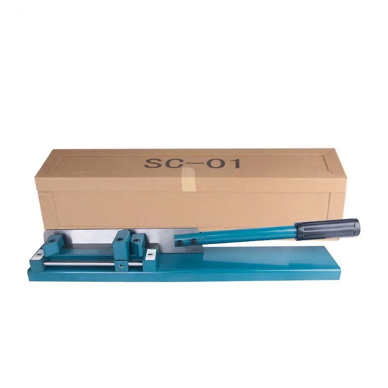 

SC-01 Wire Duct Cutter Plastic Slotted Wiring Duct And Covers Cutting Machine 200mm Cabe Trunking Bench Multi-Angle Cutting Tool
