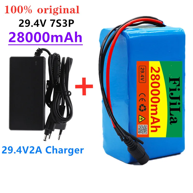 

24V28Ah7S3P18650 батарея 29,4v28000mah bmsbiciclettaэлектрический цикломотор/Электрический аккумулятор для литиевых аккумуляторов