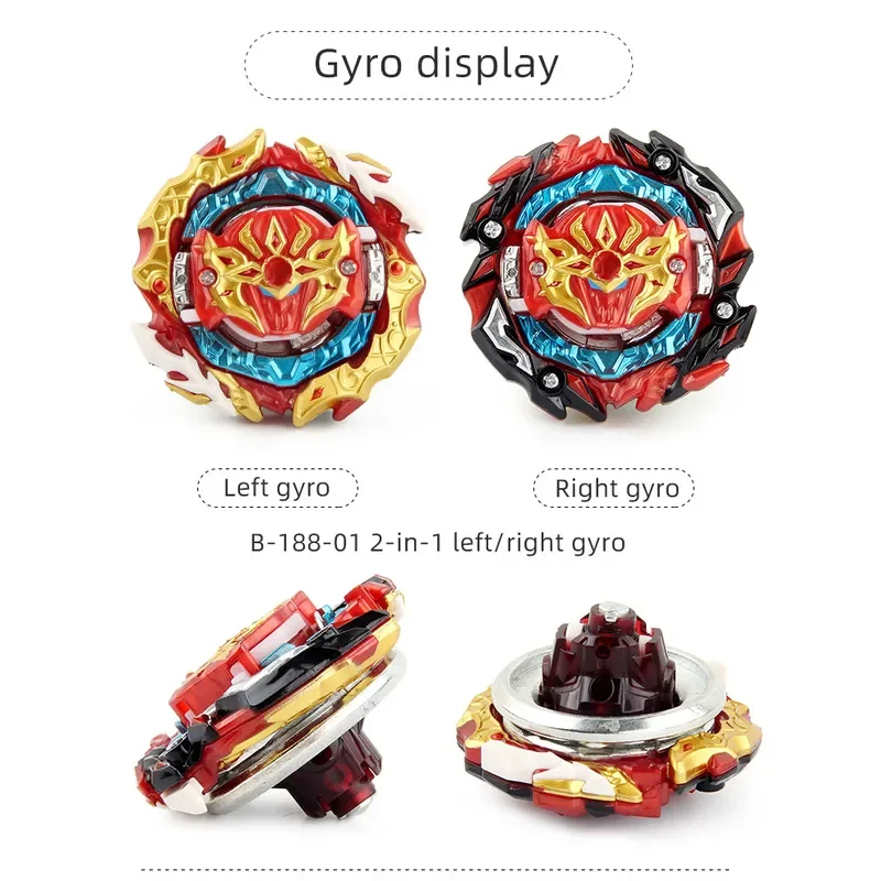 

Beyblade Burst B-193 Ultimate Valkyrie B-200 Xiphoid Xcalibur B-186 Roar Bahamut Spinning Top Only Kids Bey Toys for Boys Gift