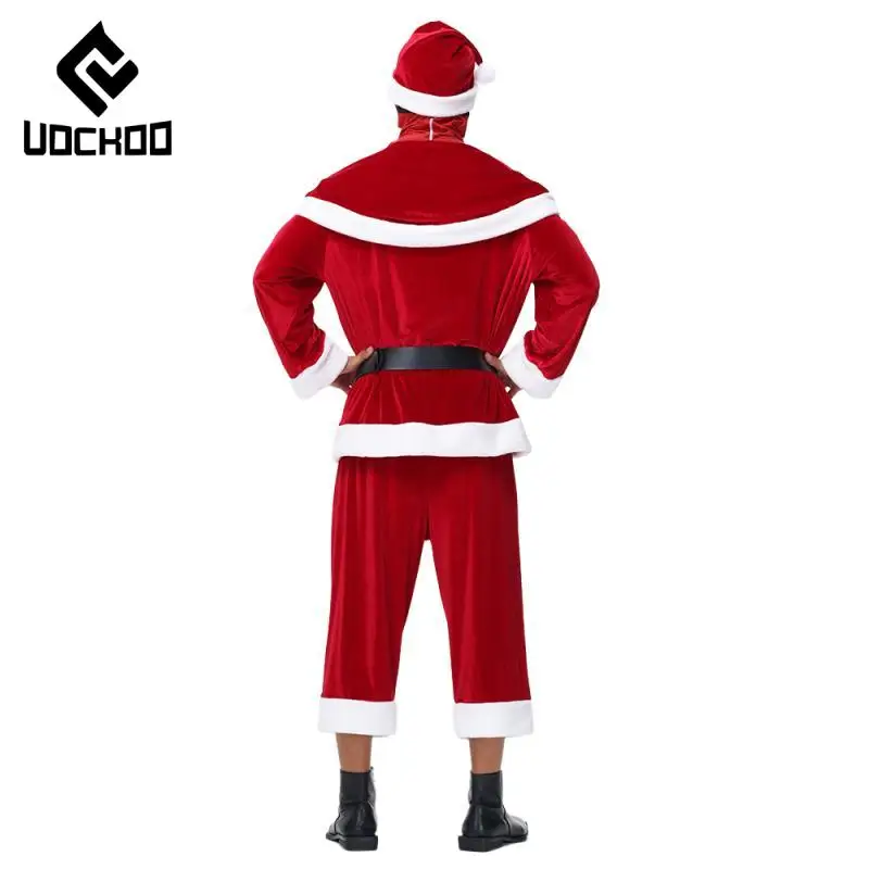 Костюм Санта-Клауса для косплея Рождественский костюм карнавальная вечеринка
