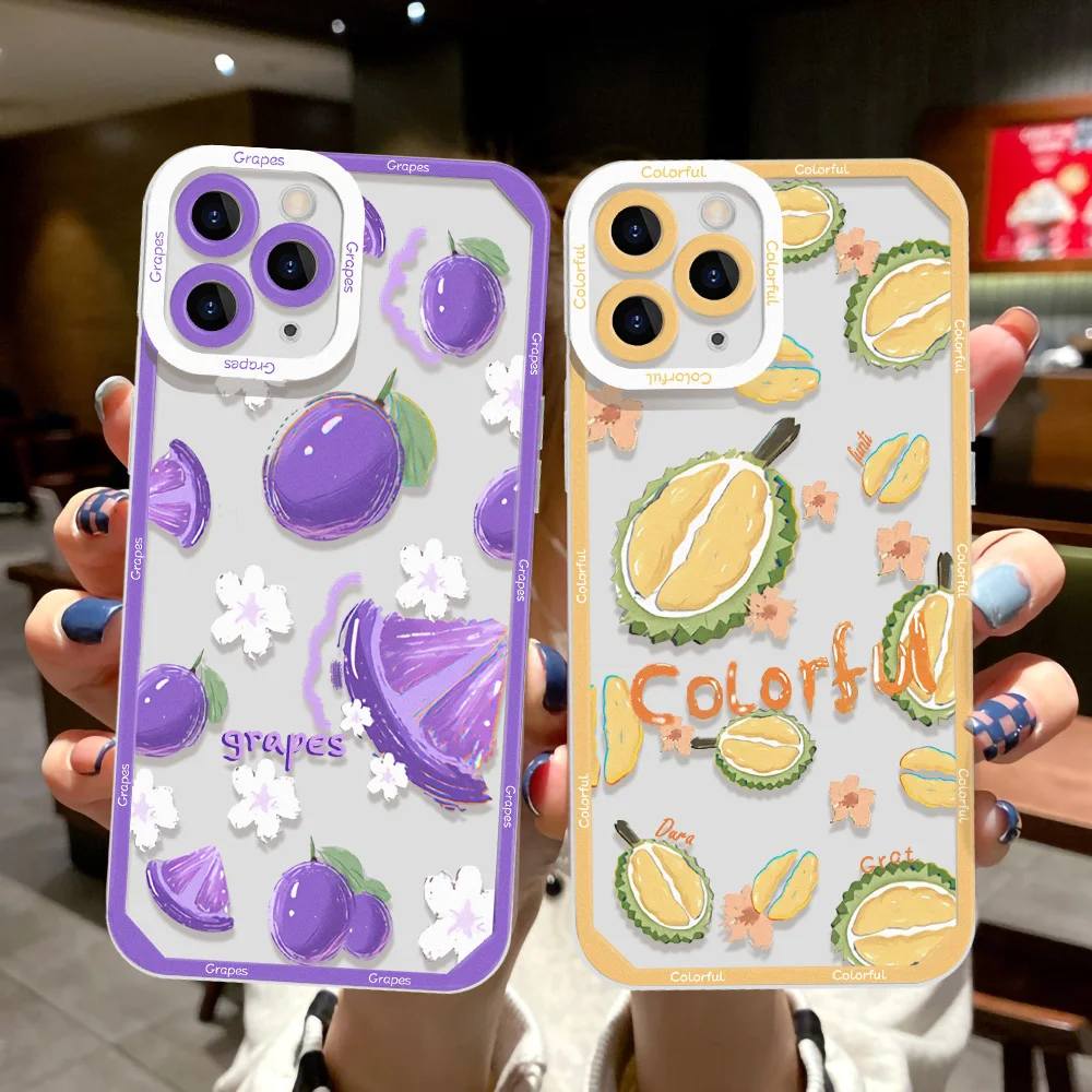 

Silicon Fruit Painted Case For OPPO Realme C21 C21Y C25 C25Y C20 C15 C11 C12 C2 6i 5 5i 5s C25s Narzo 50I 50A Fundas Cover Coque