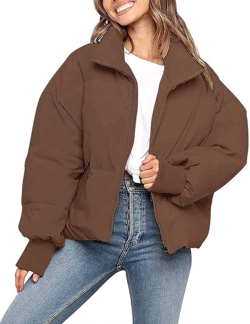 2022 Womens Parkas Winter Loose and Thin Warm Short Down Jacket for Women