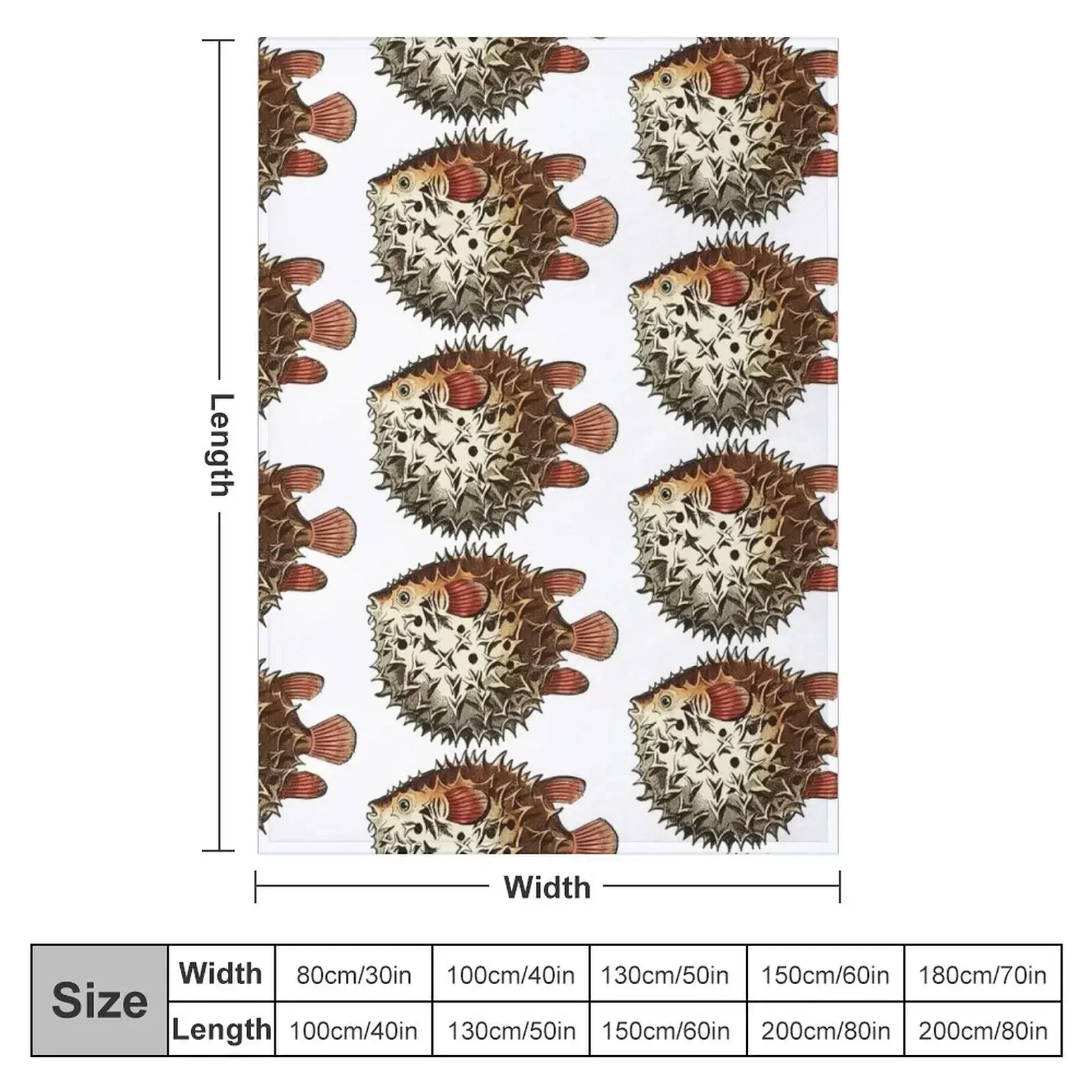Одеяло Puffer Fish Роскошное одеяло Постельное белье Плед Одеяла