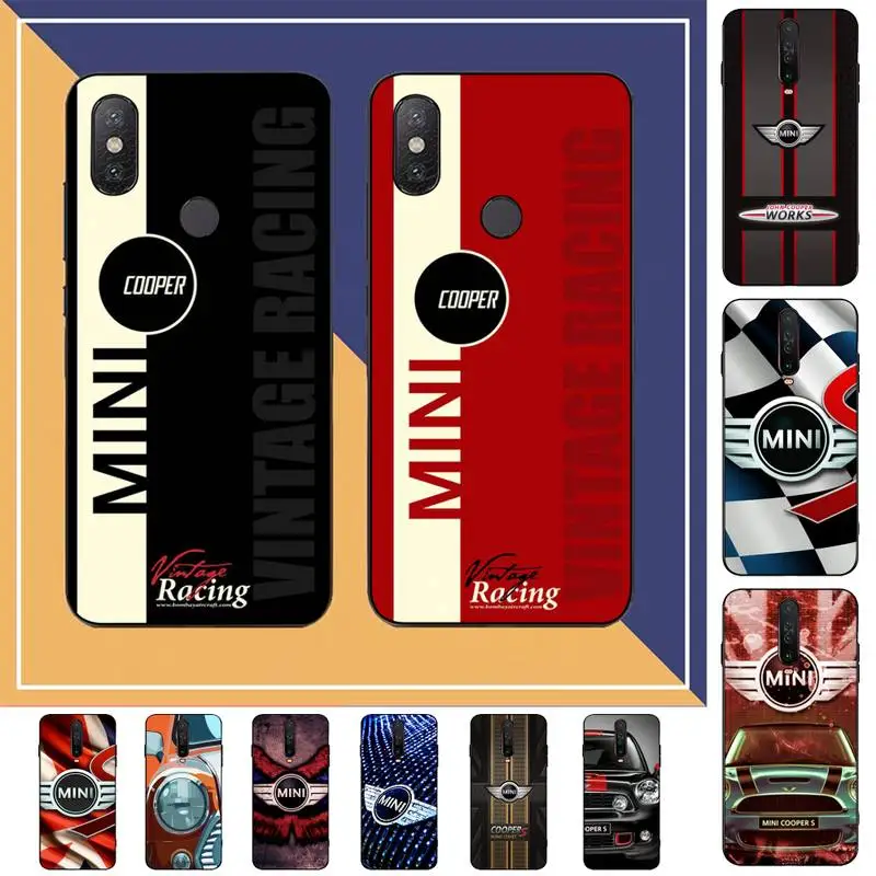 

Car M-Mini Cooper Logo Phone Case for Redmi Note 8 7 9 4 6 pro max T X 5A 3 10 lite pro