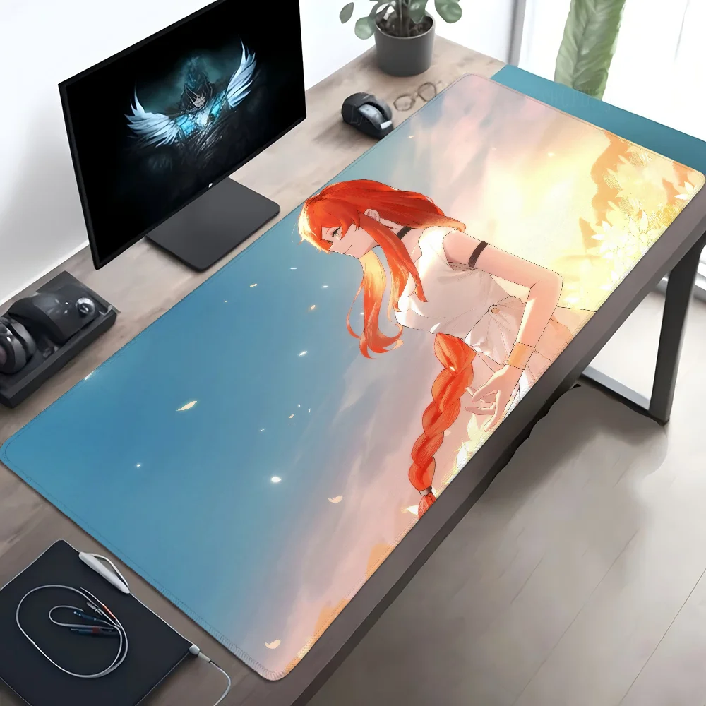 Коврик для мыши Flamme Frieren Beyond Journeys End коврик настольный с ковриком игровые