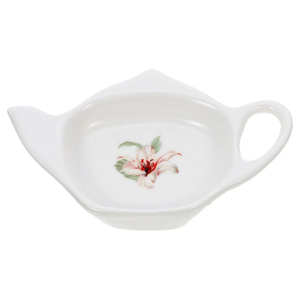 Держатель для чайных пакетиков Подставки Керамические чайные пакетики Блюдце