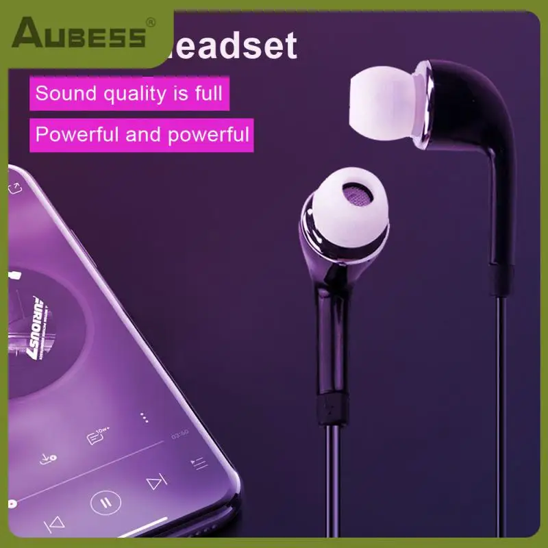 

Wired Headset With Microphone 2023 Headset In-ear Game 3.5mm Wired 3.5mm Wired Earphone For Samsung Mobile Phone Pc Comfortable