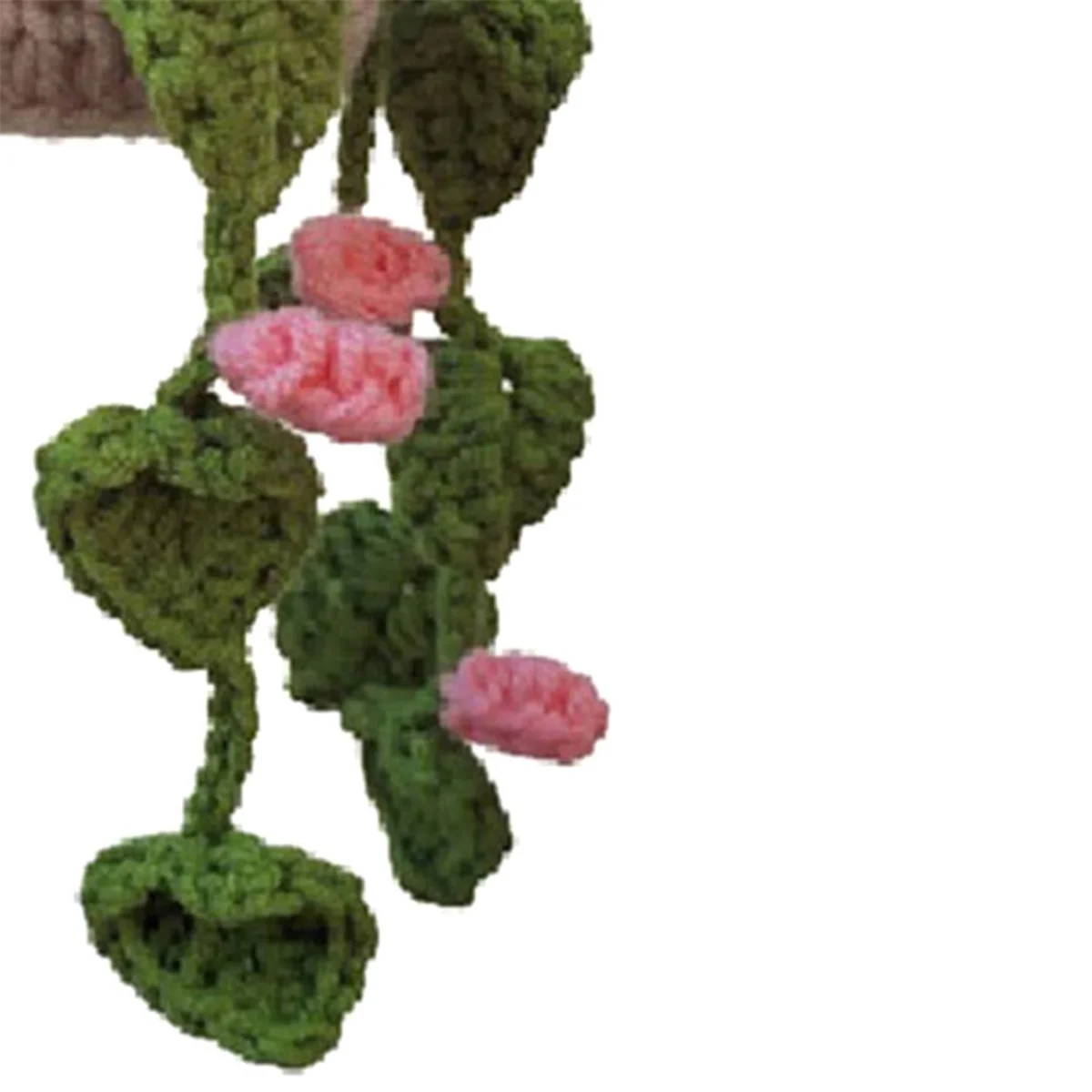 Зеркало заднего вида подвеска милые горшечные растения вязаное крючком