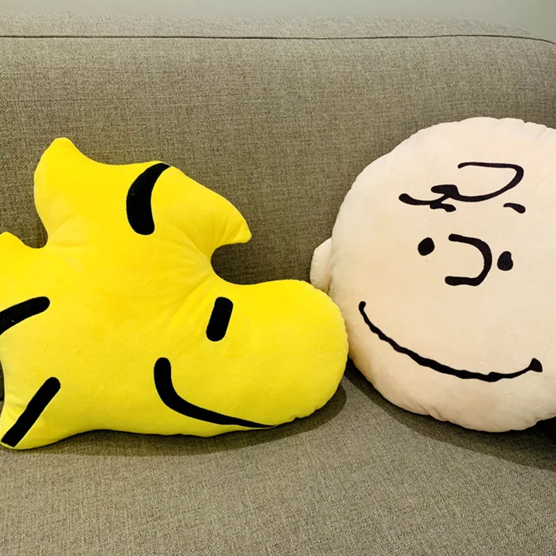 Прекрасная мягкая игрушка-плюшевая кукла Снупи Вудсток Чарли Милые держатели подушки подарки для детей Декор комнаты мультфильма.