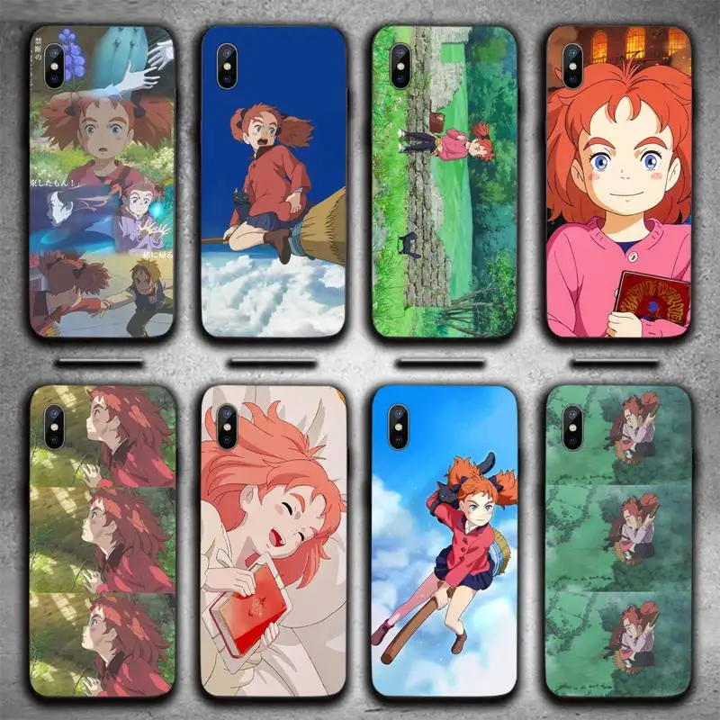 

Mary And The Witch's Flower anime Phone Case For iphone 12 11 13 7 8 6 s plus x xs xr pro max mini