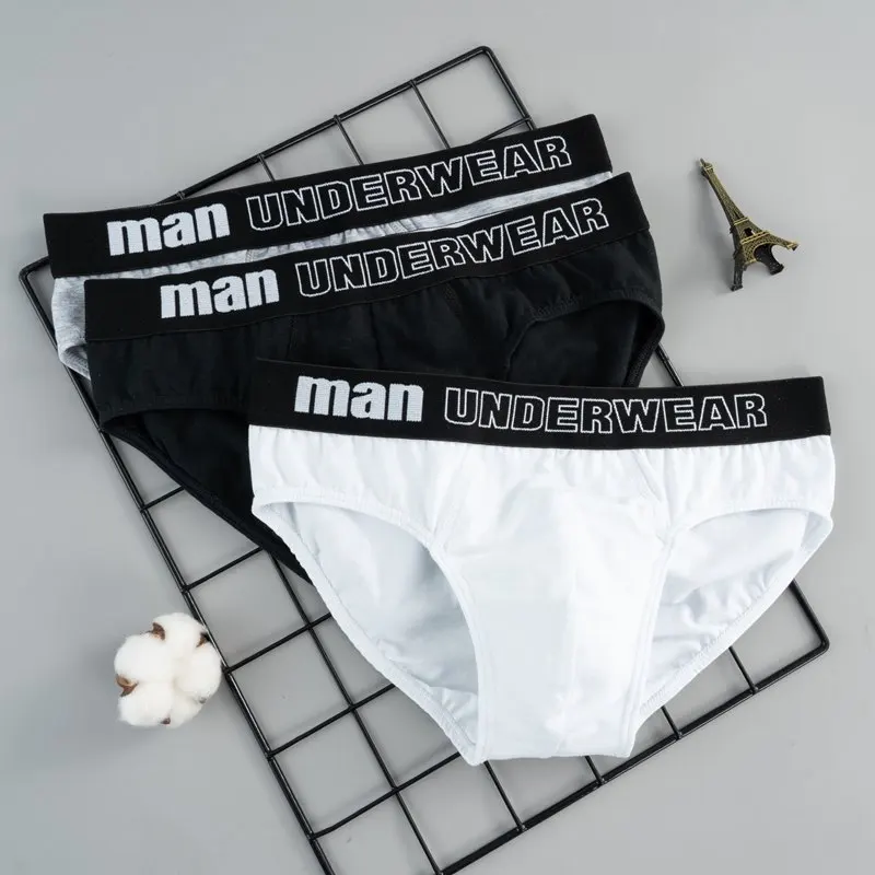 

Мужское нижнее белье 4 шт./лот, мужские однотонные трусы, трусы, удобные хлопковые трусы, мужские трусы бикини, мужские сексуальные трусы с на...