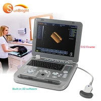 sun 800d high performance sonography medical 3d ultrasound laptop scanner pet cow pregnancy test machine