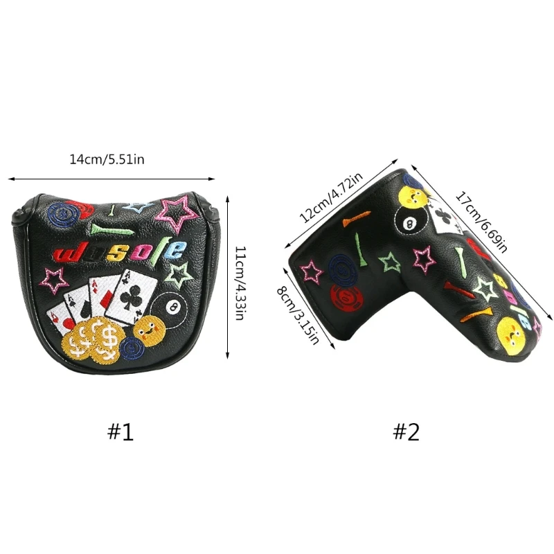 Чехол на голову для клюшки гольфа чехол магнитный головы Taylormade-Spider