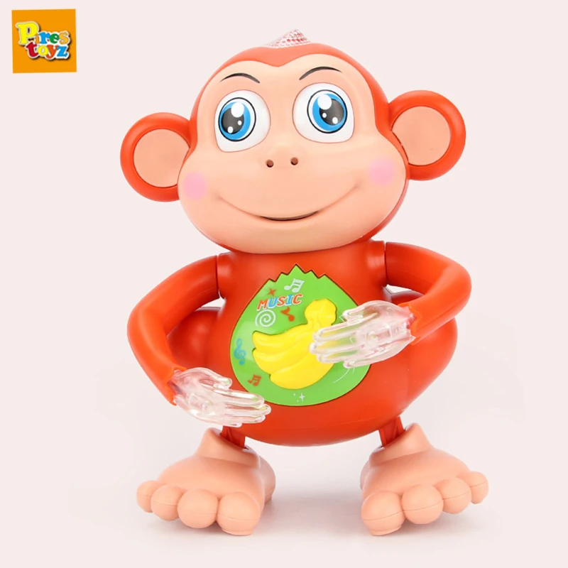 New Children's Electric Dancing Monkey Singing Cartoon Toys Swing Walking Monkey Toy Phone Musical Toys For Baby Toddler Gift