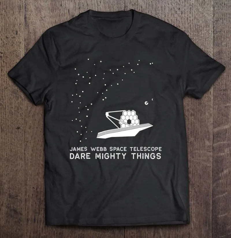 

Футболка мужская оверсайз с принтом «космический телескоп»