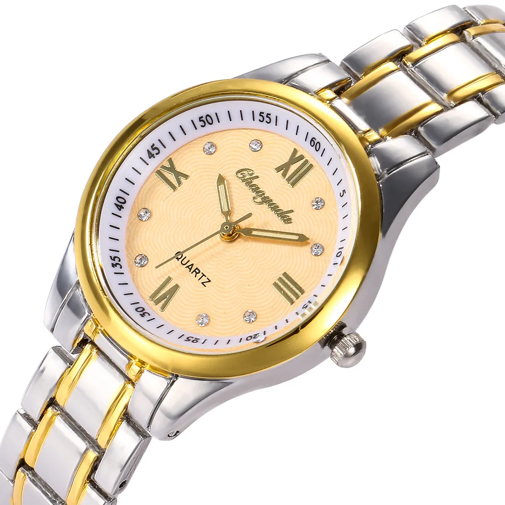

Relogio Feminino Luxe Goud vrouwen Horloges Mode Roestvrij Stalen Armband Vrouwen Klok Casual Jurk Dames Horloge Reloj Mujer