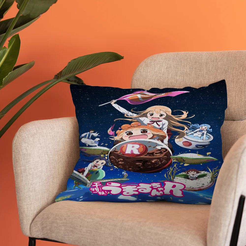 Himouto Anime Umaru Chan Pillow Gift Home Office Decoration Bedroom Sofa Car Cushion CoverPillow Case