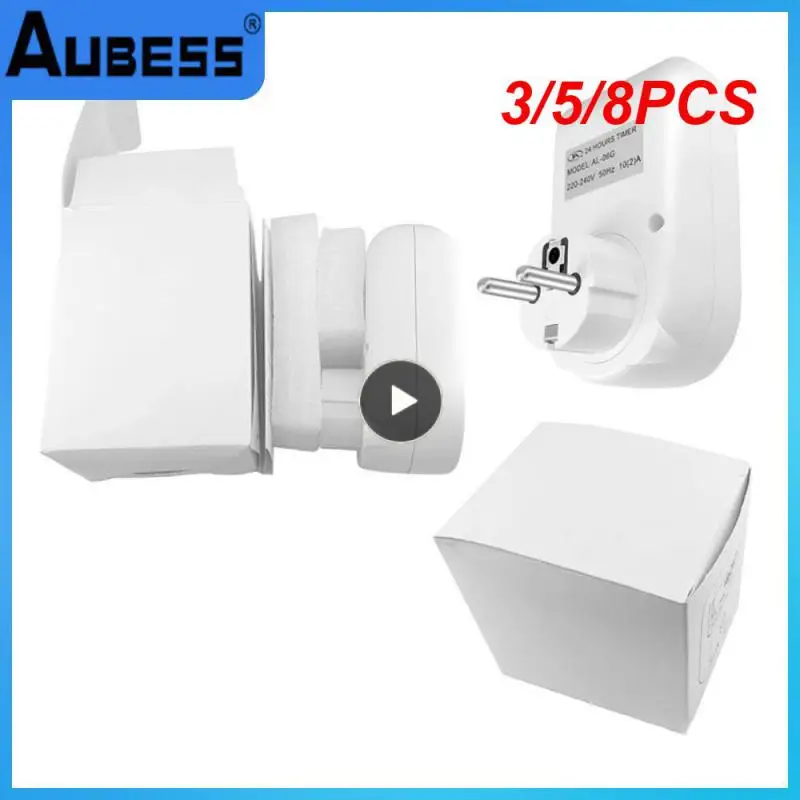 

3/5/8PCS Socket Electronic Digital 50hz 24h Digital Timer Mechanical Wifi Timer Switch European Socket Wall Socket