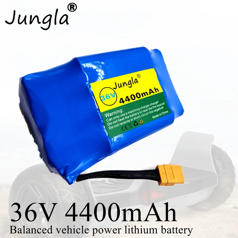 

36V 4400Mah 18650 Lithium Batterij Balans Auto Batterij 10S2P Ingebouwde Bms High Power Batterij