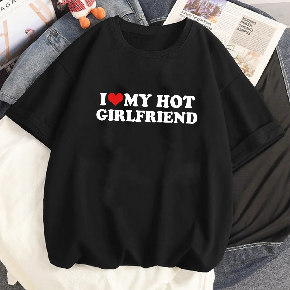 

Женский топ с надписью «i love my hot girl», забавная уличная одежда в стиле Харадзюку