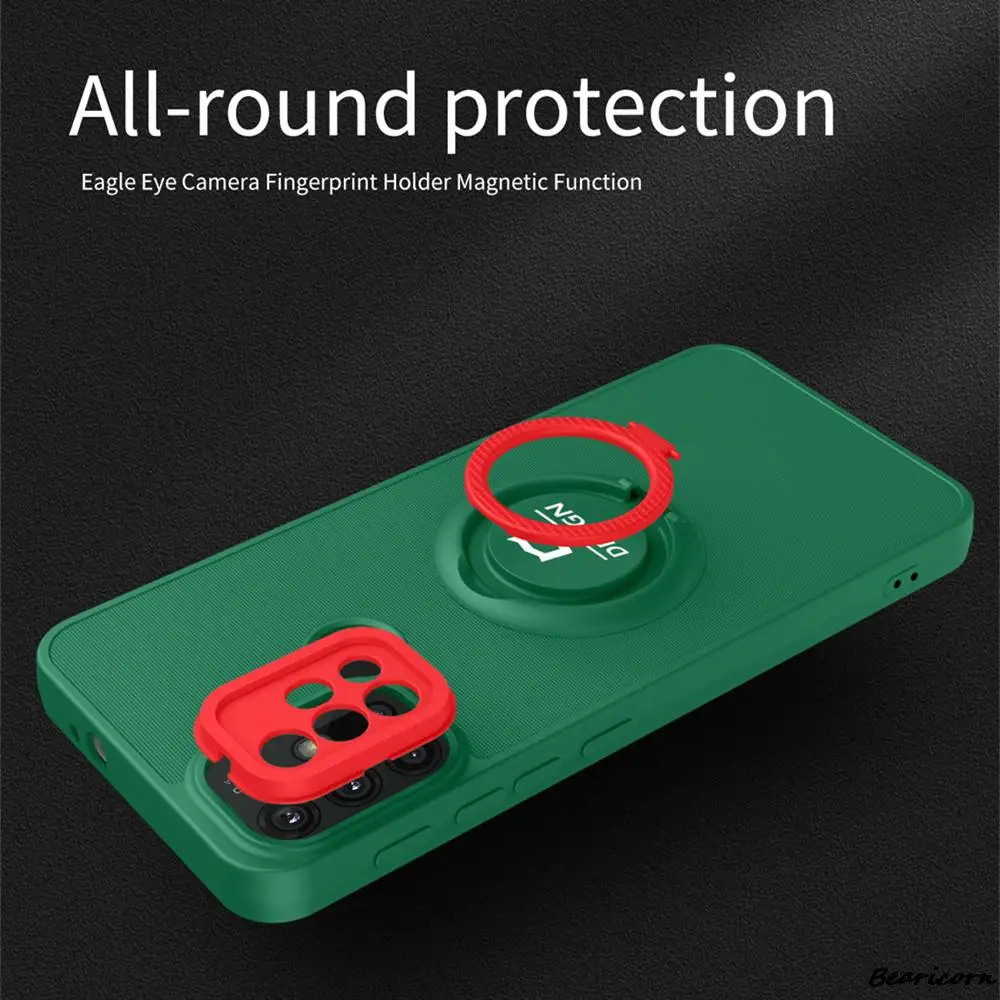 high quality protective phone case for motorola moto g10 g20 g30 e7 e7i power car magnetic with ring stand soft silicone cover free global shipping