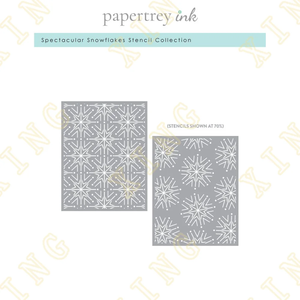 

Christmas Spectacular Snowflakes Diy Layering Stencils Painting Scrapbook Coloring Embossing Album Decorative Template 2022 New