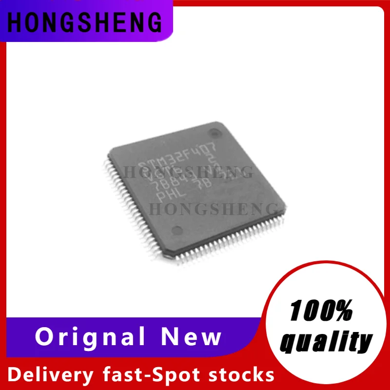 1 unids/lote STM32F407VGT6 STM32F407VG STM32F407 STM32F407VET6 STM32F407VE QFP