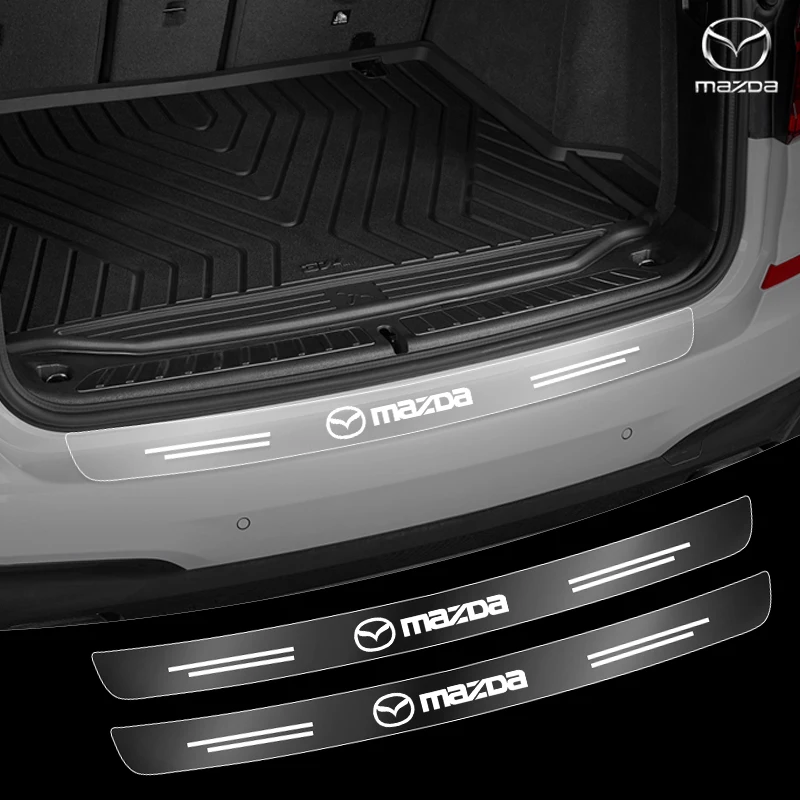 Наклейки на задний бампер и багажник автомобиля аксессуары для Mazda 3 CX3 CX4 CX5 CX7 CX8 CX9