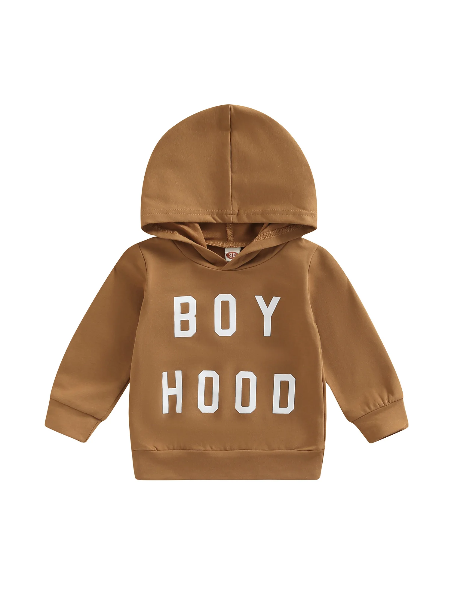 

Модная толстовка с капюшоном и надписью для маленьких мальчиков