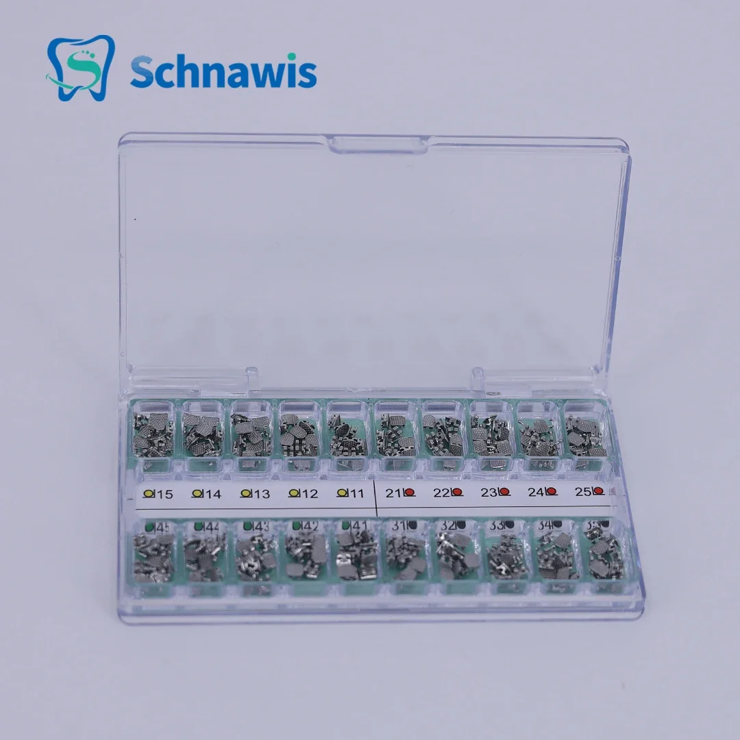 200 шт./кор. стоматологические ортодонтические мини-металлические брекеты ROTH MBT